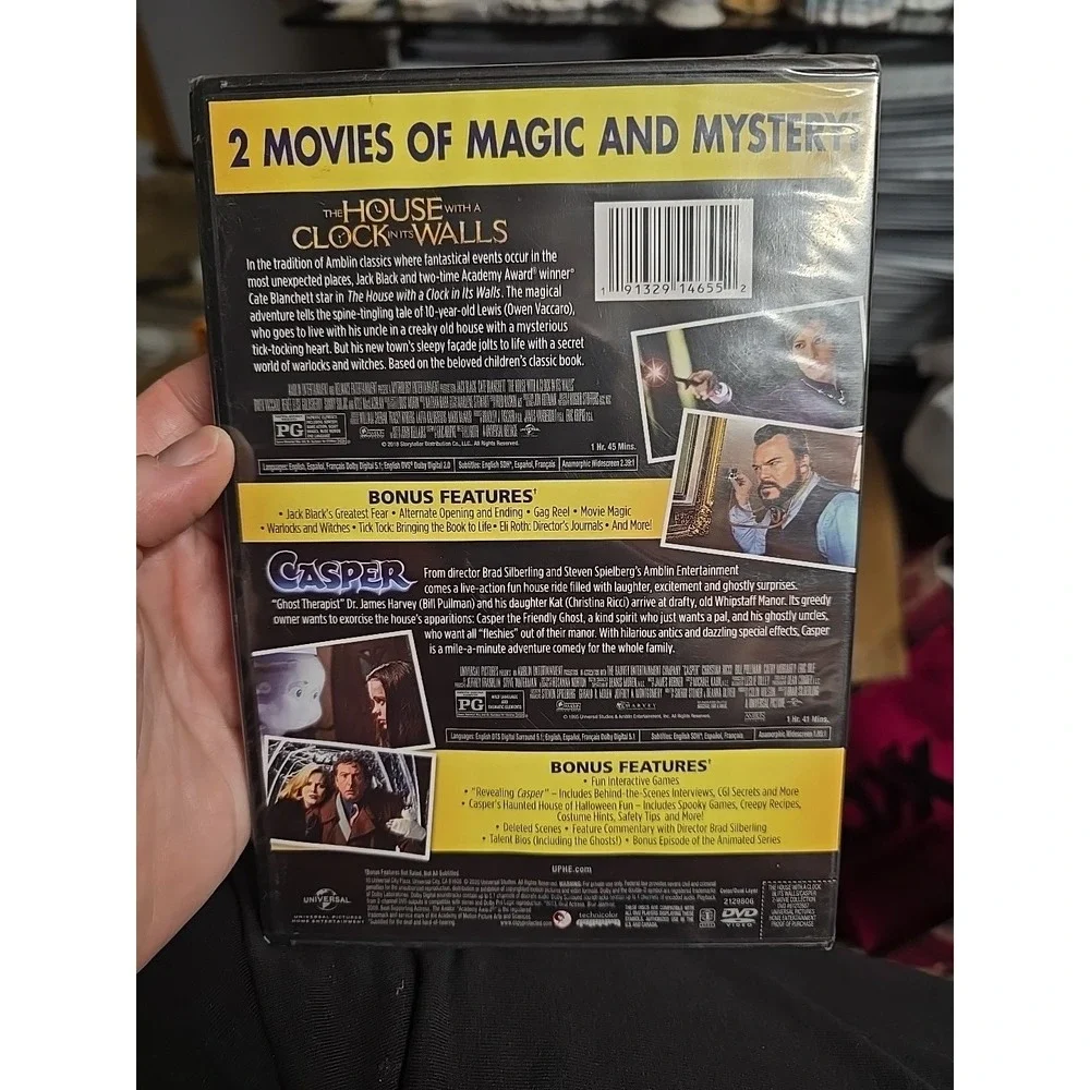 The House with a Clock in Its Walls / Casper (DVD) New Sealed